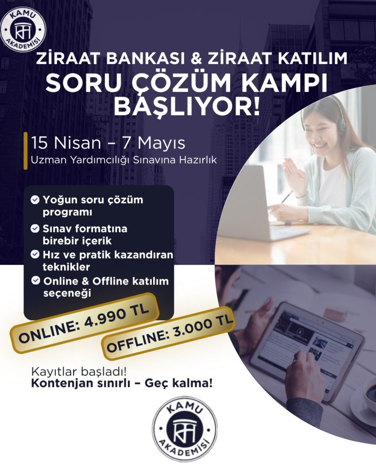 Ziraat Bankası Soru Çözüm Kampı – Offline