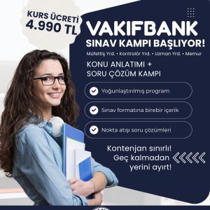 VakıfBank Sınav Soru Çözüm Kampı