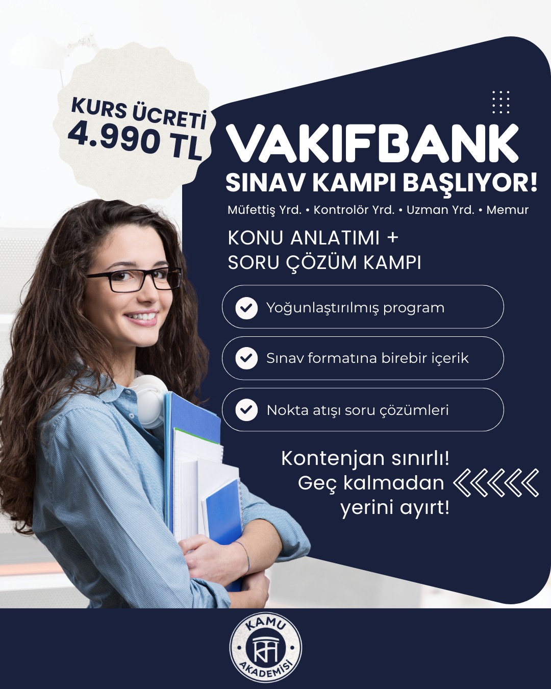 VakıfBank Sınav Soru Çözüm Kampı