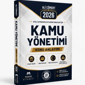 Kamu Yönetimi Konu Anlatımı 2026 - Ali Cömert