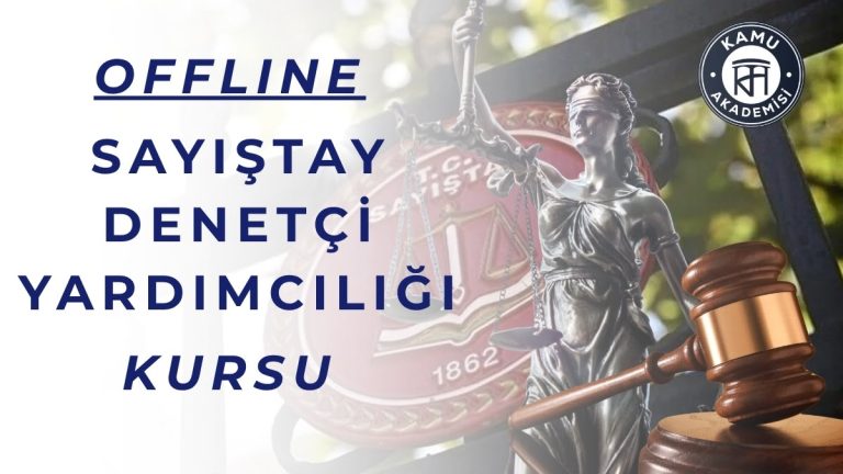 Sayıştay Denetçi Yardımcılığı Sınavı Hazırlık Kursu – Offline