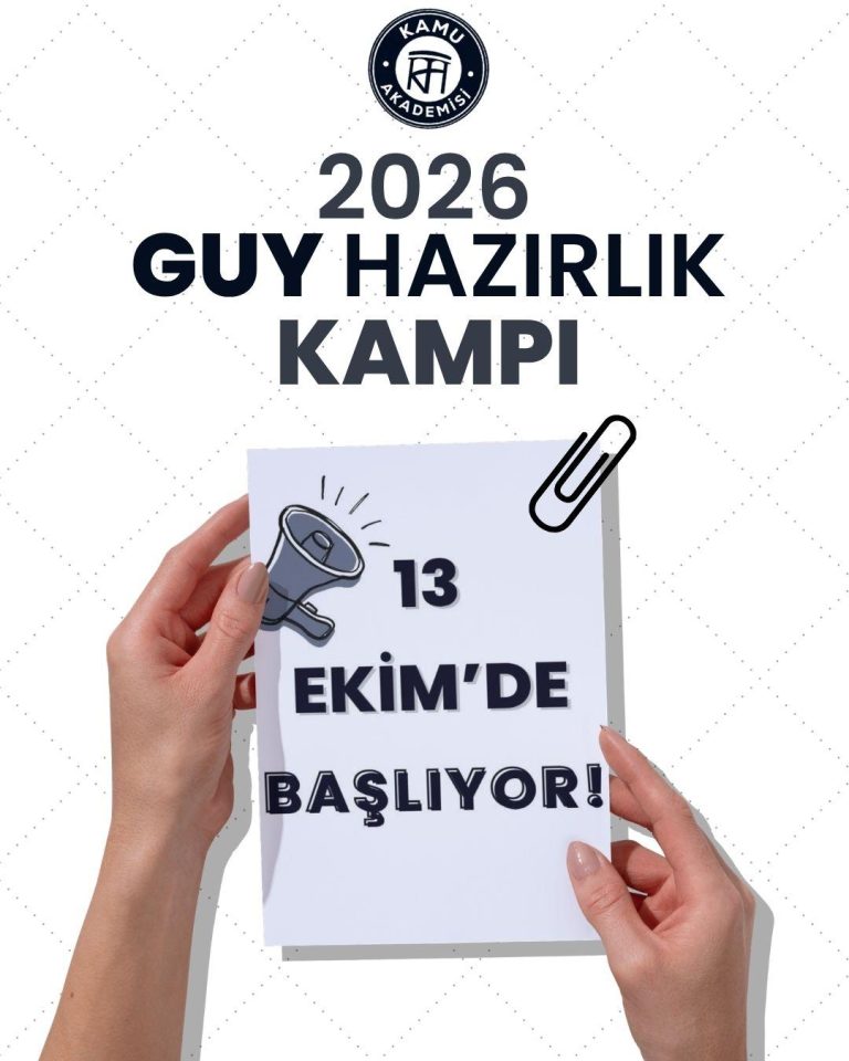 Gelir Uzman Yardımcılığı (GUY) Sınavı Hazırlık Kampı