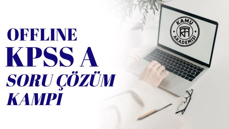 KPSS A Soru Çözüm Kampı – Offline